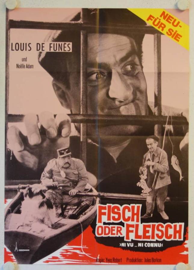 Neither seen nor recognized original release german movie poster